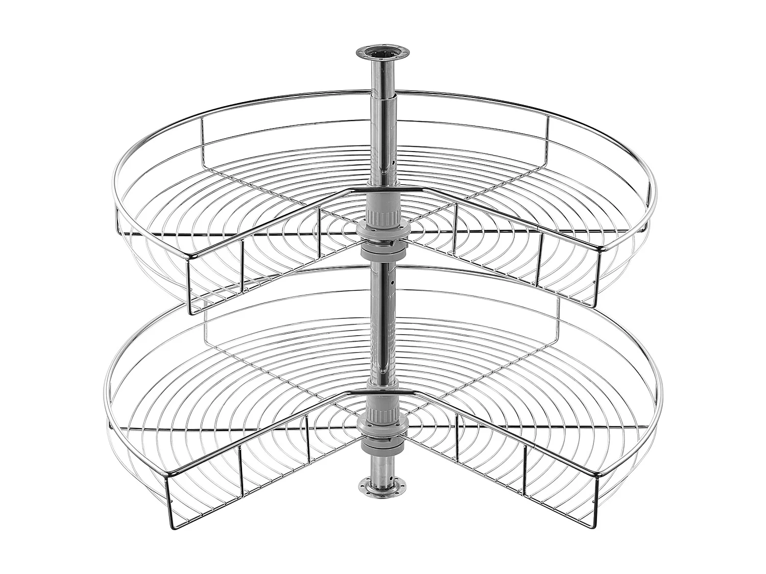 Organisateur D'angle SucceBuy en Forme de Rein, 71 cm, Transformez Espace de Rangement de Cuisine