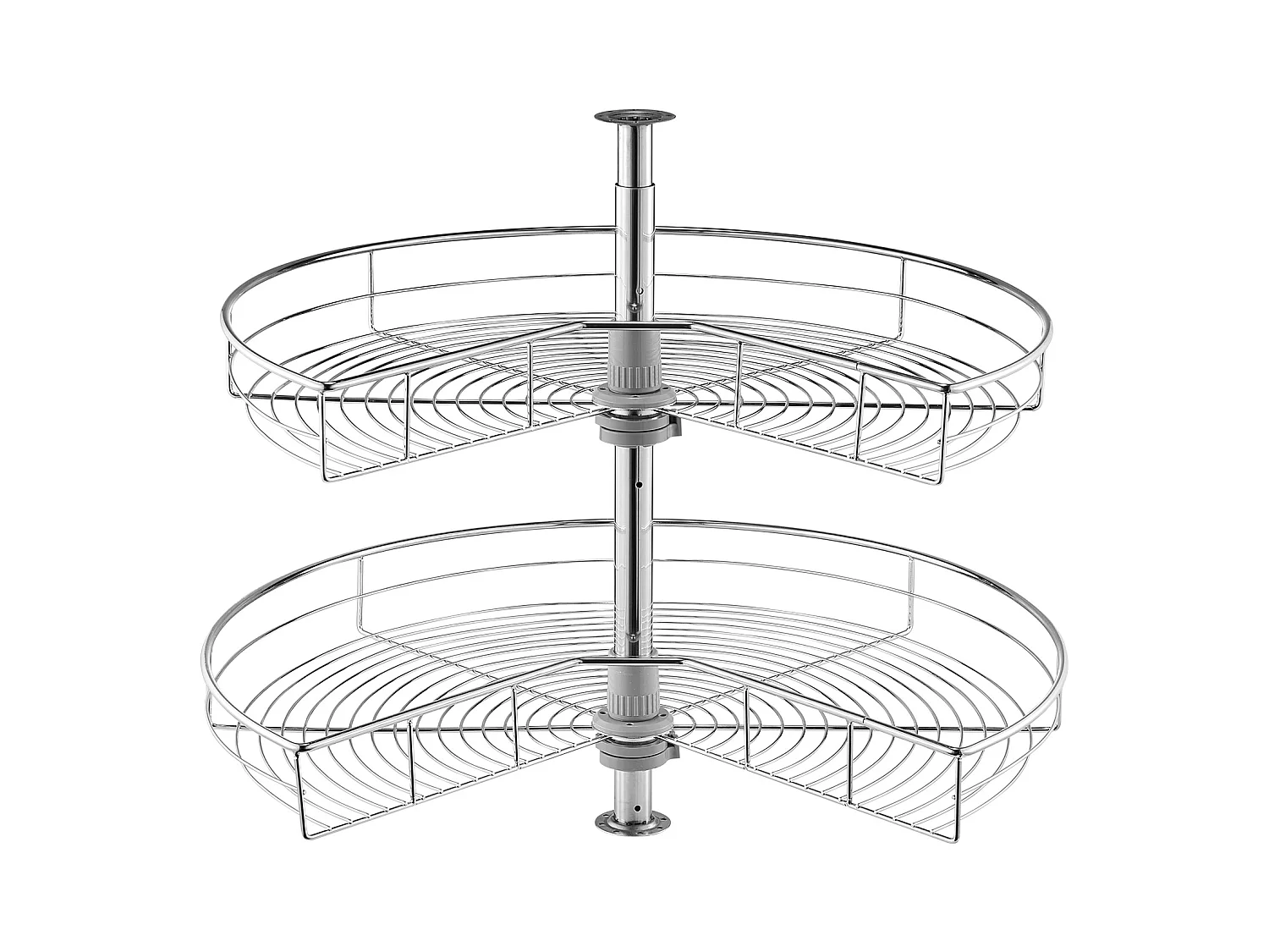 Organisateur D'angle SucceBuy en Forme de Rein, 71 cm, Transformez Espace de Rangement de Cuisine