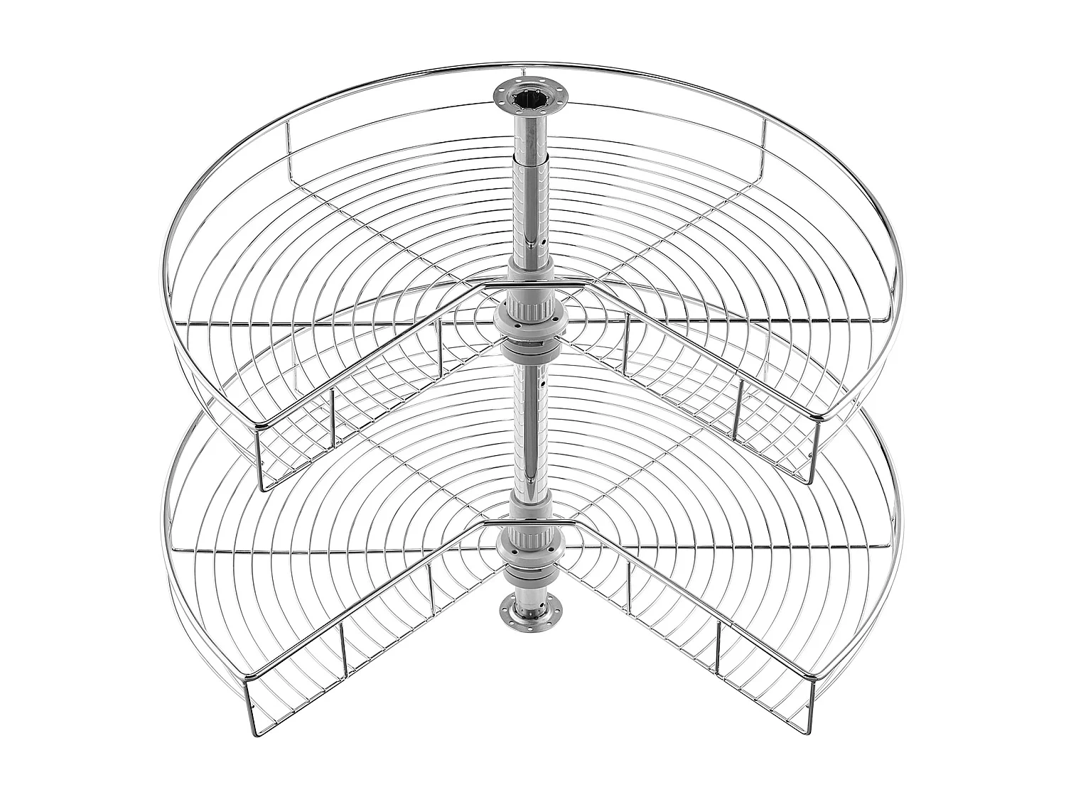 Organizador de Cantor SucceBuy em Forma de L, 71 cm, Transforme o Espaço de Arrumação da Cozinha
