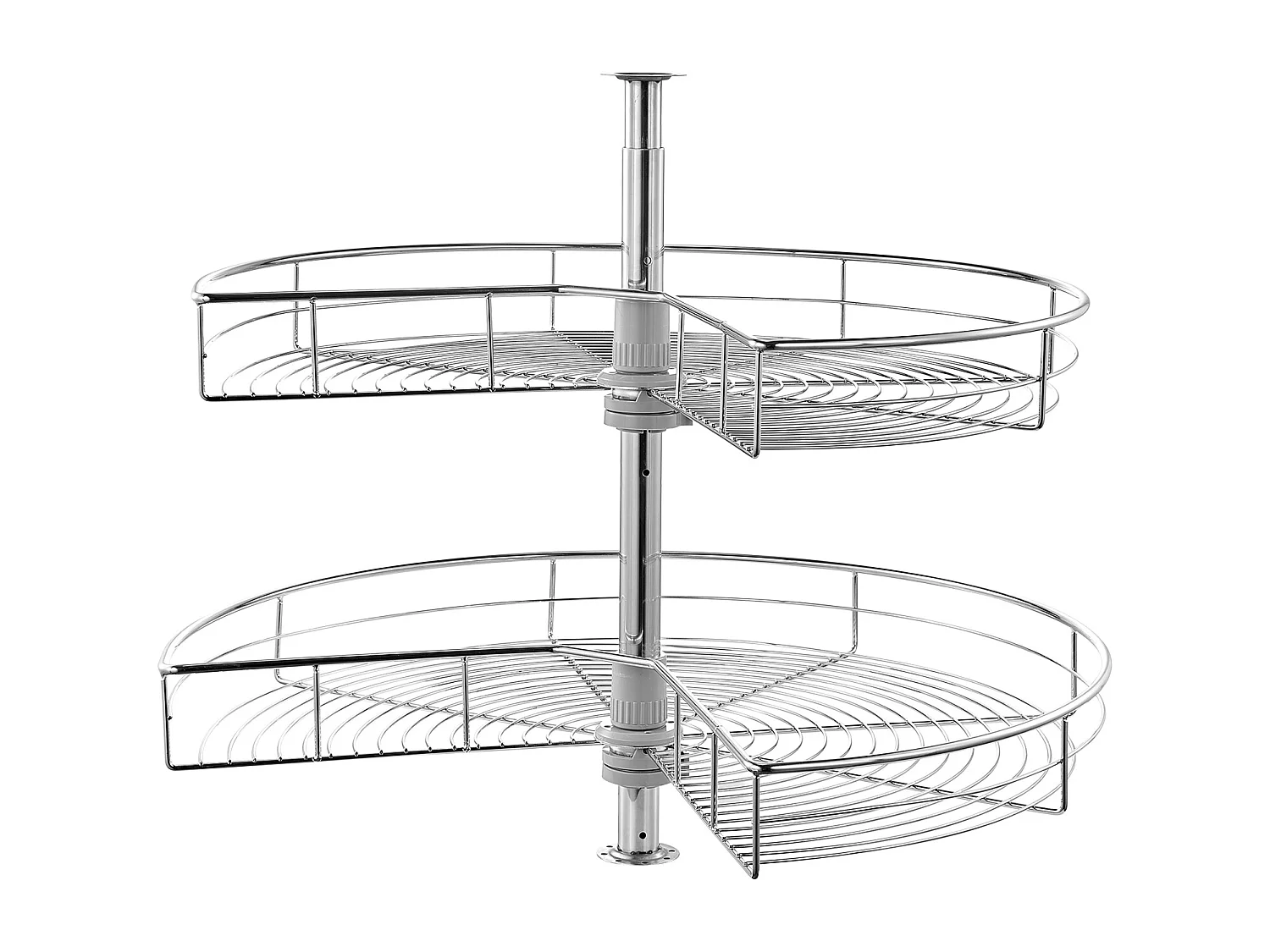 Organizador de Cantor SucceBuy em Forma de L, 71 cm, Transforme o Espaço de Arrumação da Cozinha