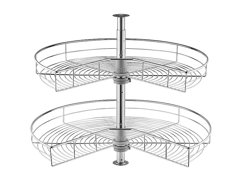 Organisateur D'angle SucceBuy en Forme de Rein, 71 cm, Transformez Espace de Rangement de Cuisine