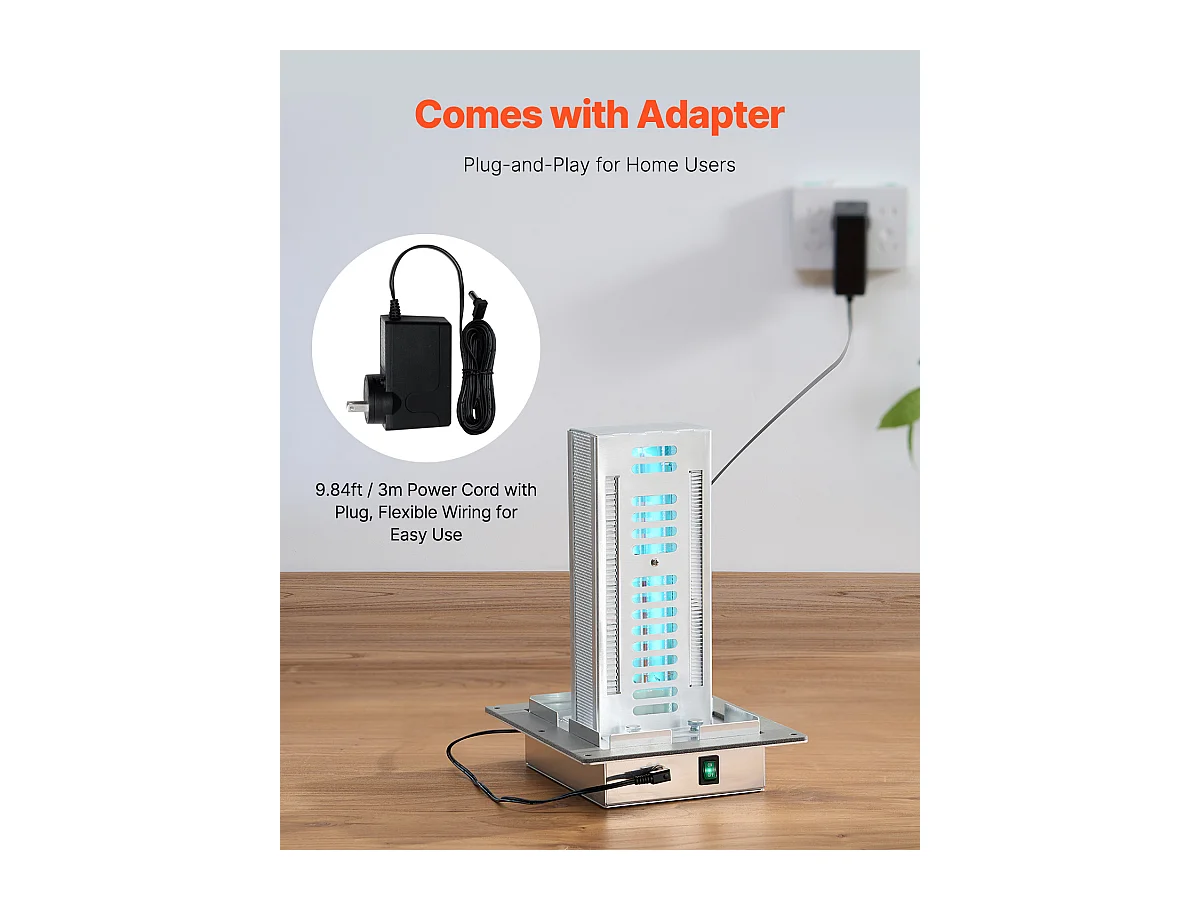 Purificateur d'Air SucceBuy HVAC 18 W 23cm pour Toute la Maison Éclairage de Conduit Technologie PCO