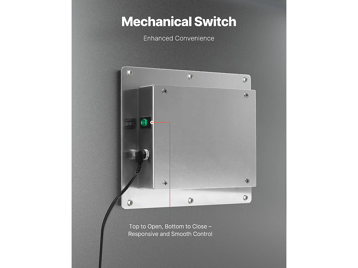 Purificateur d'Air SucceBuy HVAC 18 W 23cm pour Toute la Maison Éclairage de Conduit Technologie PCO