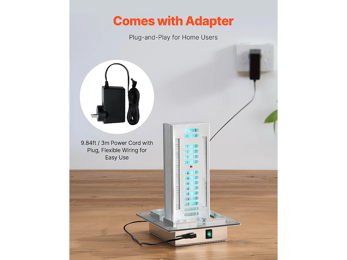 Purificateur d'Air SucceBuy HVAC 18 W 23cm pour Toute la Maison Éclairage de Conduit Technologie PCO