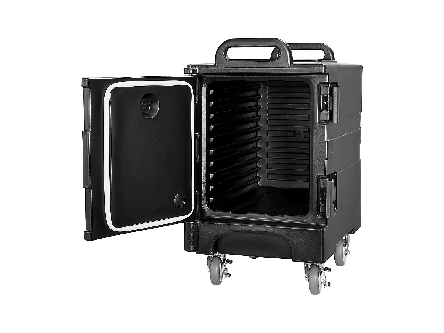 Caja de Transporte Aislado SucceBuy, Porta-Plato Isotermo para Alimentos 77 L, Caja de Vajilla Apilable