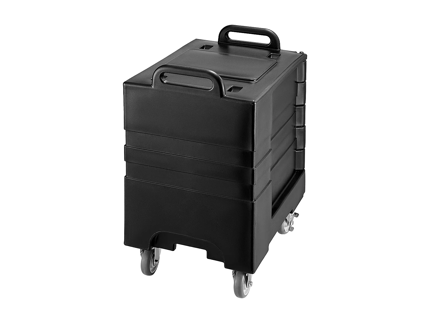 Boîte de Transport Isolé  SucceBuy, Porte-Plateau Isotherme pour Aliments 77 L, Boîte à Vaisselle Empilable