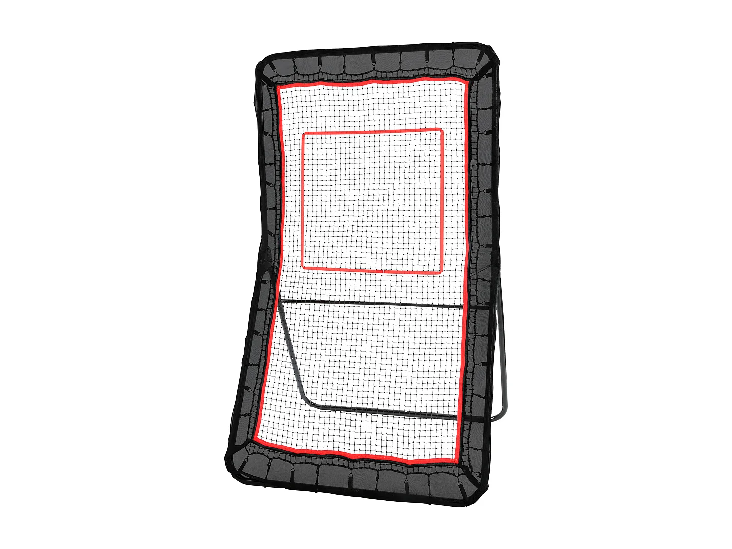 Red de Rebote de Béisbol SucceBuy 121,92 x 213,4 cm Lacrosse Baseball Rebounder, Red de Rebote de Softbol, Ángulo Ajustable