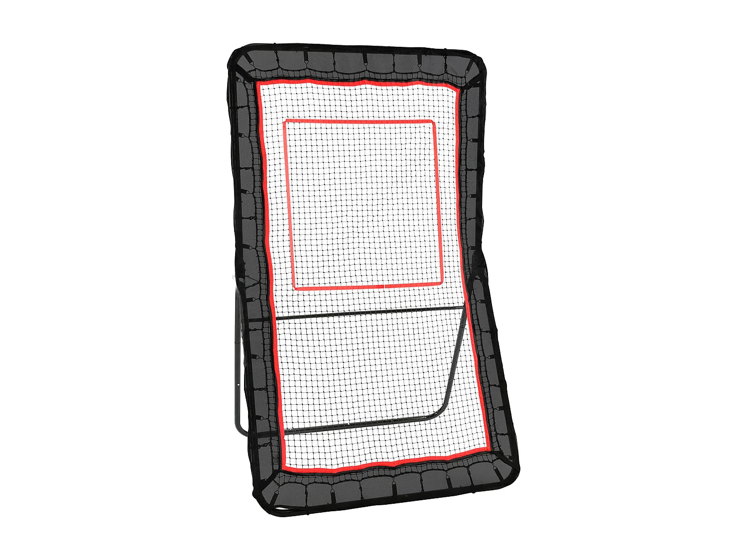 Red de Rebote de Béisbol SucceBuy 121,92 x 213,4 cm Lacrosse Baseball Rebounder, Red de Rebote de Softbol, Ángulo Ajustable