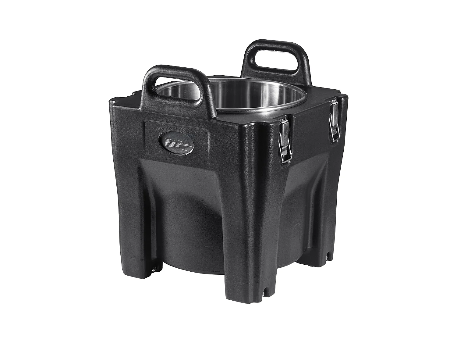 Boîte de Transport Isolé SucceBuy, Porte-Boisson Isolé, Serveur de Boissons Chaudes/Froides et de Soupe de 36 L, Noir