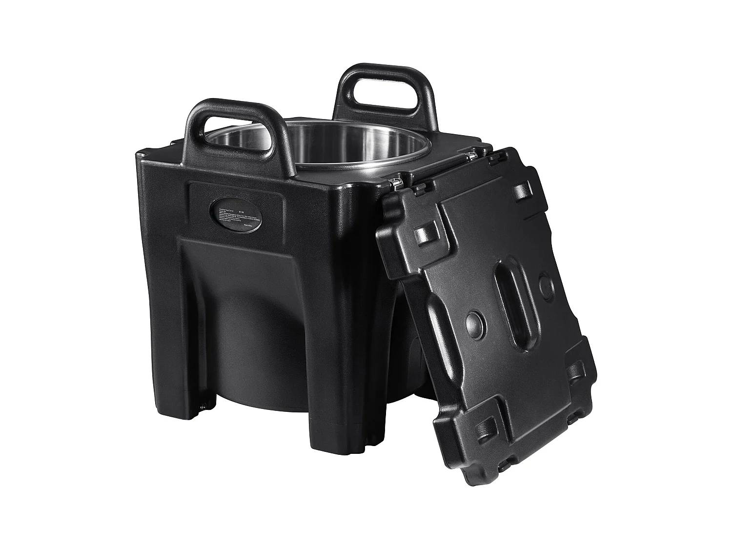 Boîte de Transport Isolé SucceBuy, Porte-Boisson Isolé, Serveur de Boissons Chaudes/Froides et de Soupe de 36 L, Noir