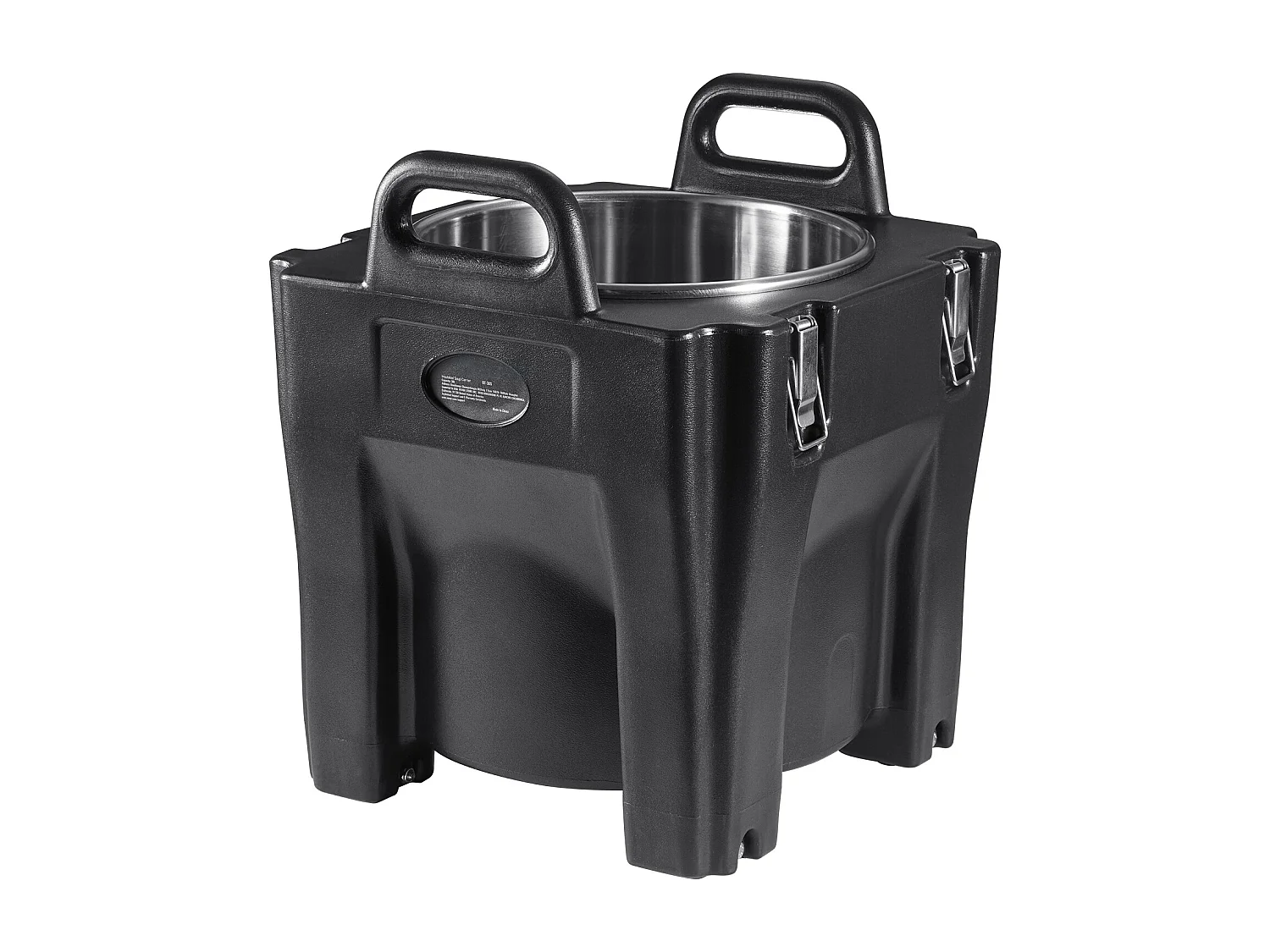 Boîte de Transport Isolé SucceBuy, Porte-Boisson Isolé, Serveur de Boissons Chaudes/Froides et de Soupe de 36 L, Noir