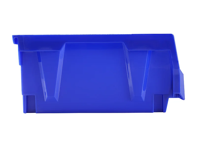 Caixas de Armazenamento SucceBuy Empilháveis e Penduríveis, Lote de 6 Caixas de Armazenamento em Plástico, Azul/Vermelho