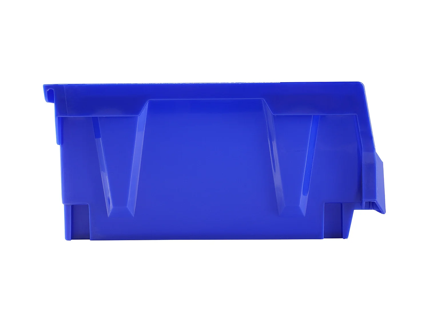 Bacs de Rangement SucceBuy Empilables Suspendus, Lot de 6 Boîtes de Rangement en Plastique, Bleu/Rouge