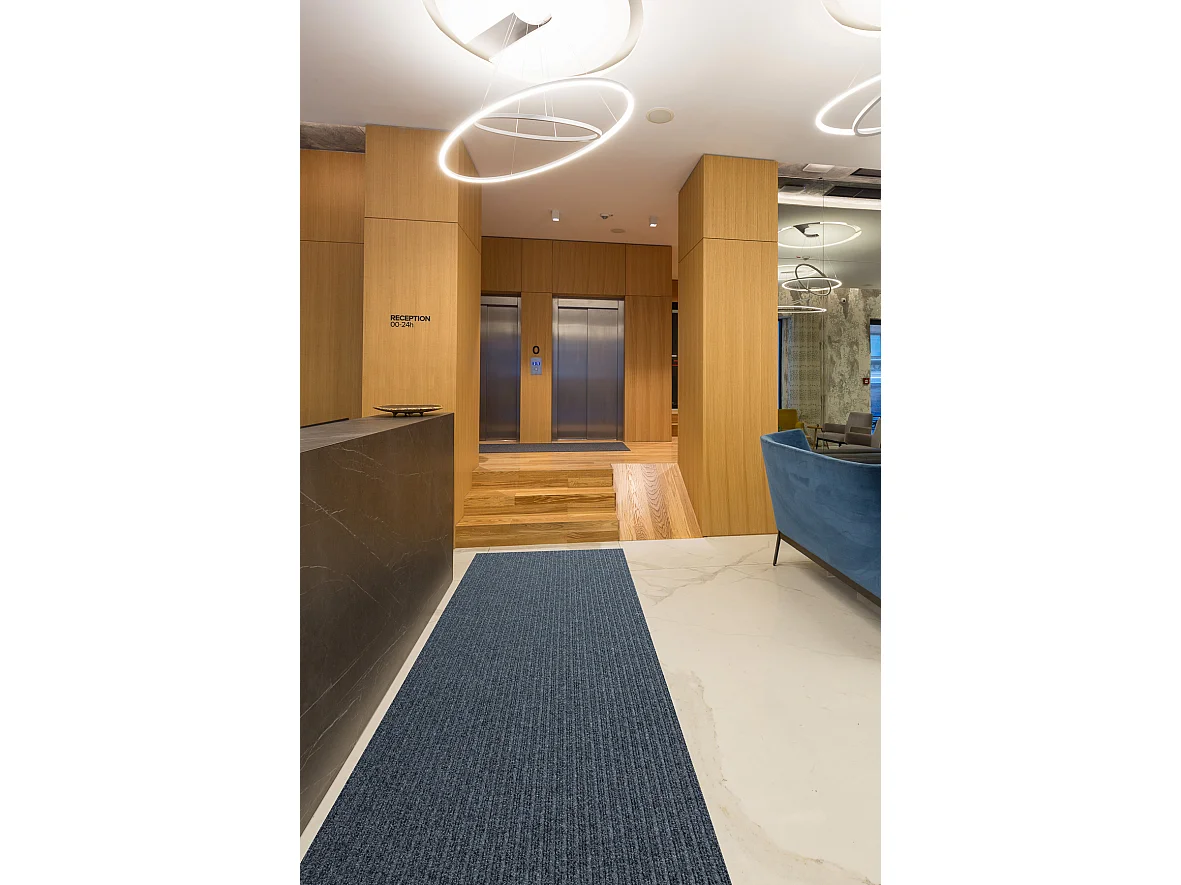 Runner - Alfombrilla antideslizante CEYLON exterior, interior gris 090 200x120 cm