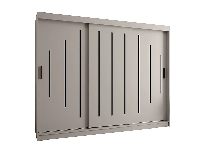 Armadio scorrevole Rubino Y 200/250/52 (Cachemire) 3 porte