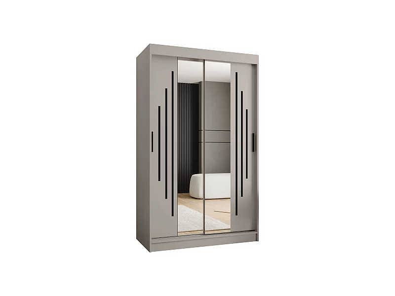 Armoire coulissante 2 portes Rubino Y1 200/120/52 (Cachemire)