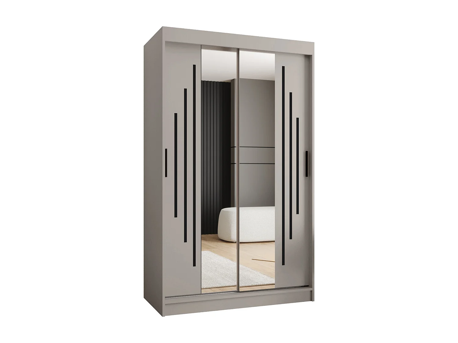 Schuifkast Rubino Y1 200/120/62 2-deurs (Kasjmier)