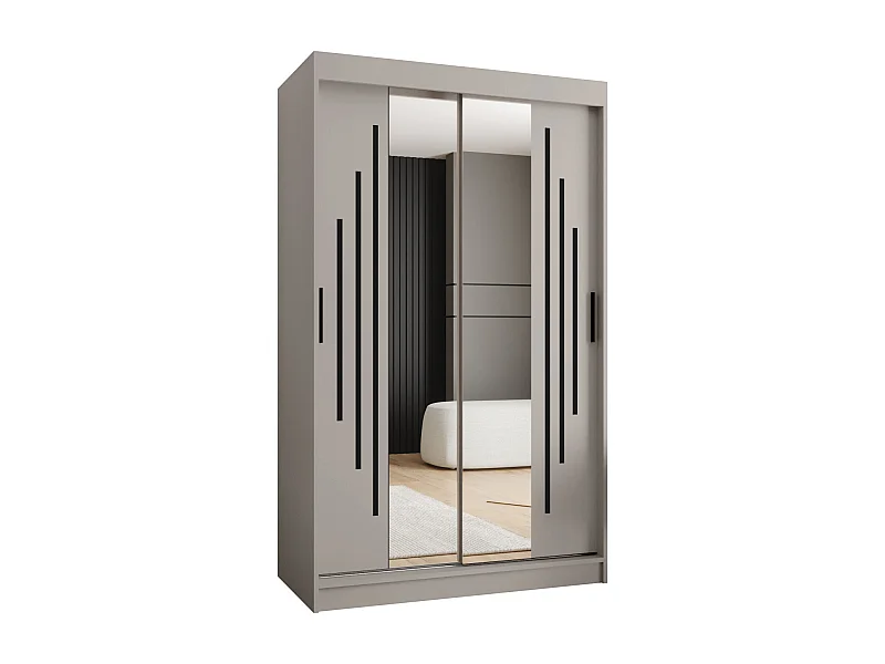 Schuifkast Rubino Y1 200/120/62 2-deurs (Kasjmier)