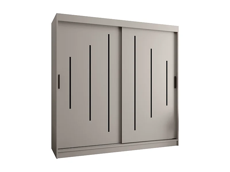 Armoire coulissante 2 portes Rubino Y 200/200/52 (Cachemire)
