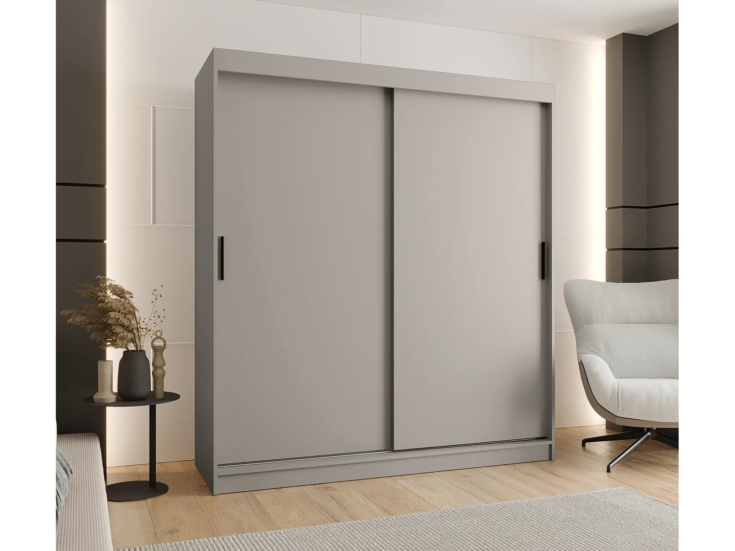 Schuifkast Rubino T 200/180/62 2-deurs (Kasjmier)