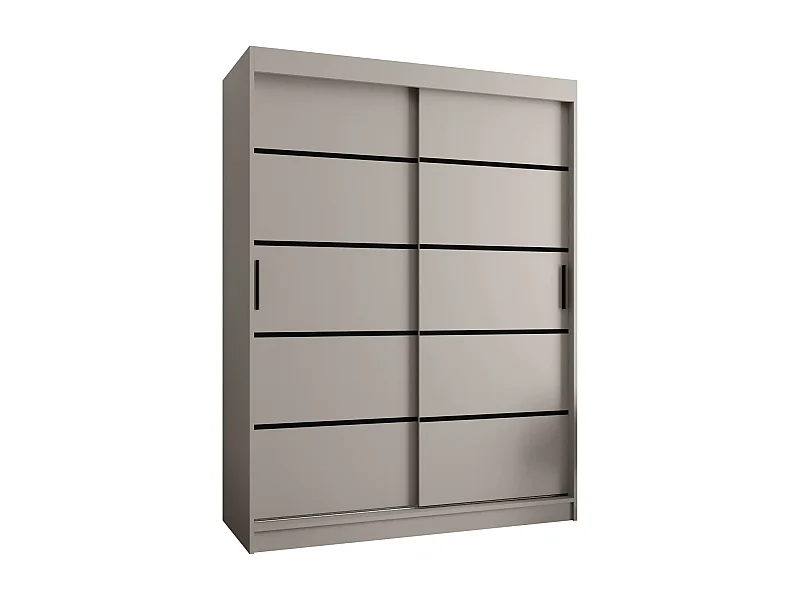 Schwebetürenschrank Rubino V1 200/150/62 2-türig (Kaschmir)