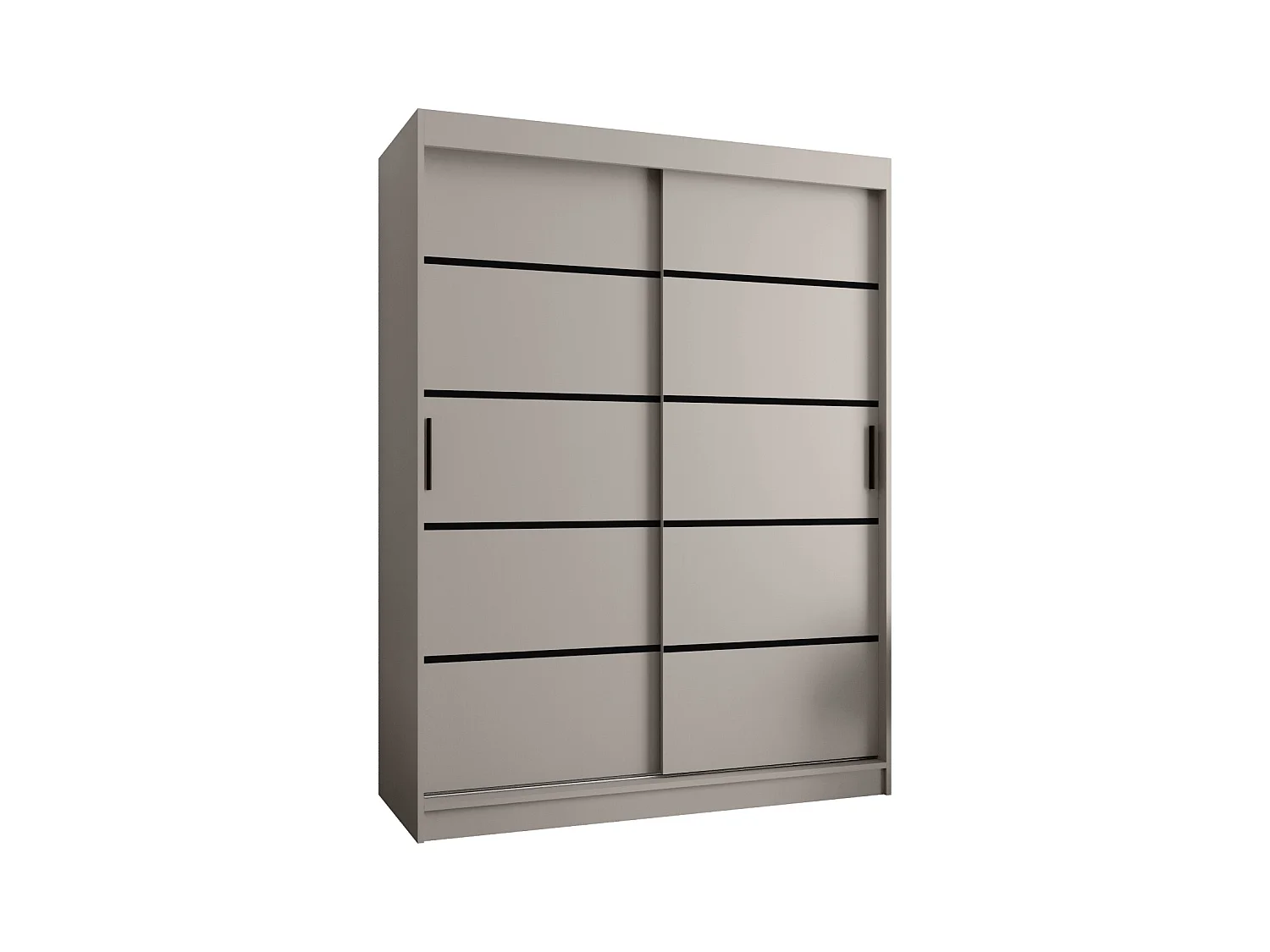 Schwebetürenschrank Rubino V1 200/150/62 2-türig (Kaschmir)