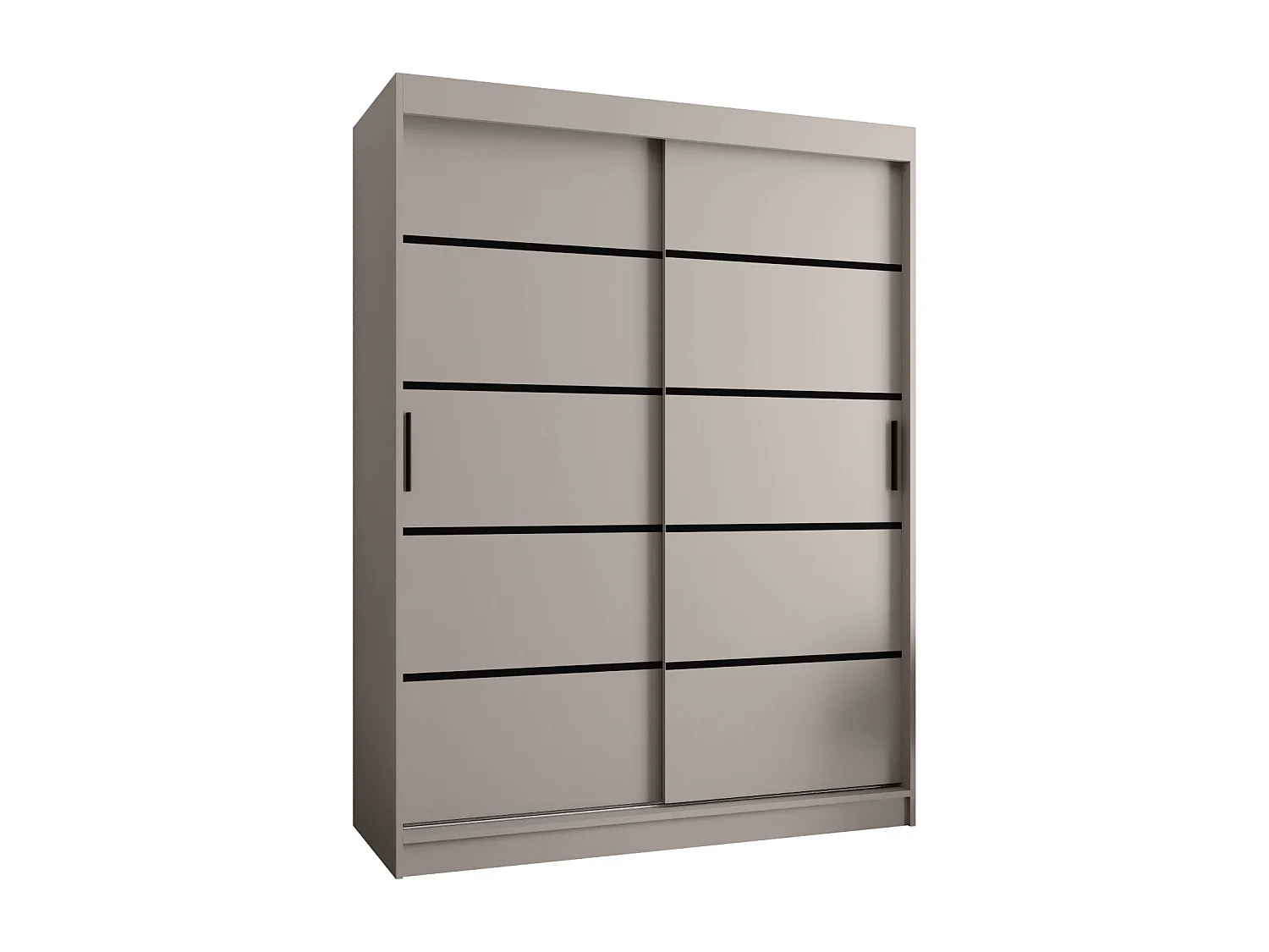 Schwebetürenschrank Rubino V1 200/150/62 2-türig (Kaschmir)