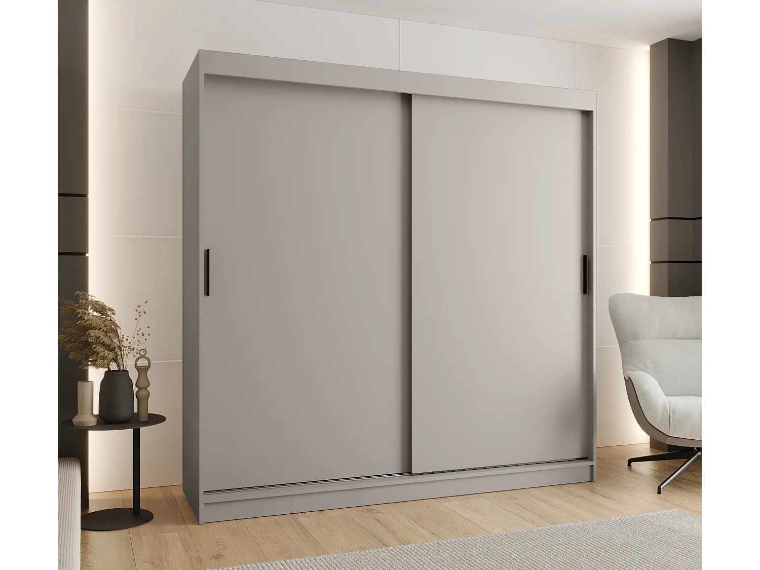 Schuifkast Rubino T 200/200/62 2-deurs (Kasjmier)