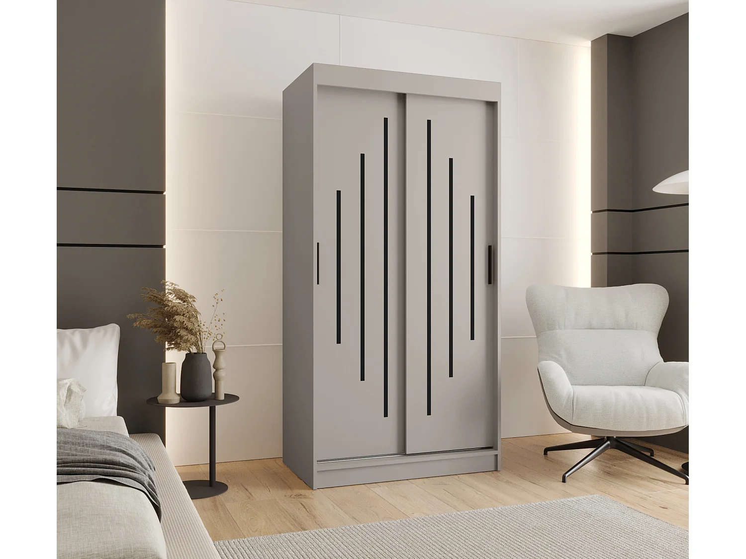 Schuifkast Rubino Y 200/100/62 2-deurs (Kasjmier)