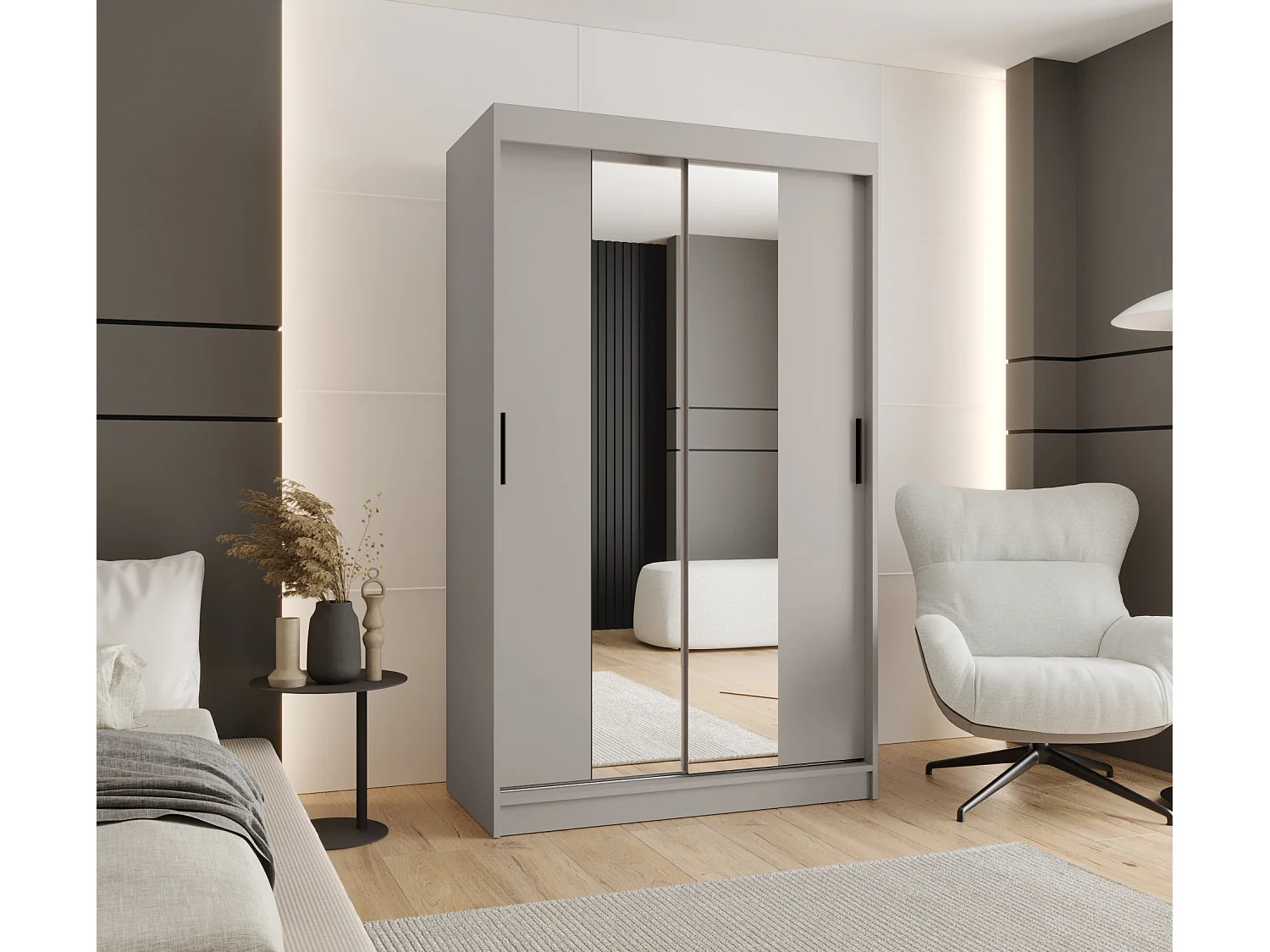 Schuifkast Rubino T1 200/120/62 2-deurs (Kasjmier)