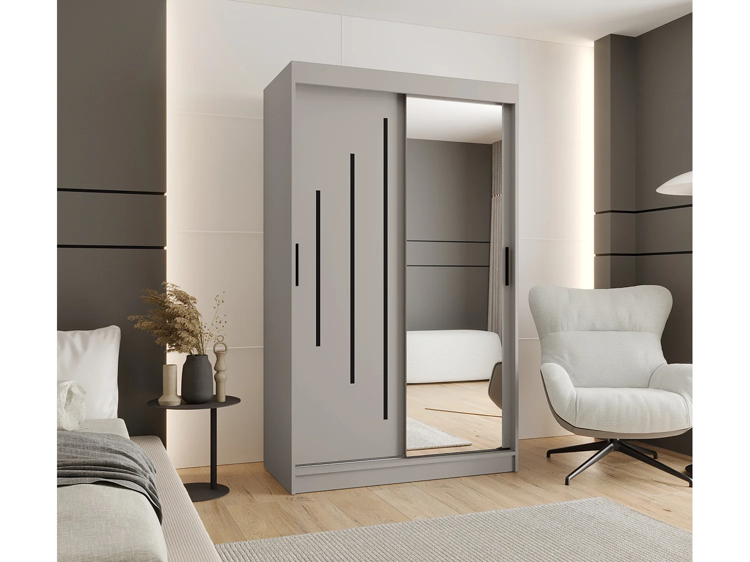 Schuifkast Rubino Y2 200/120/62 2-deurs (Kasjmier)