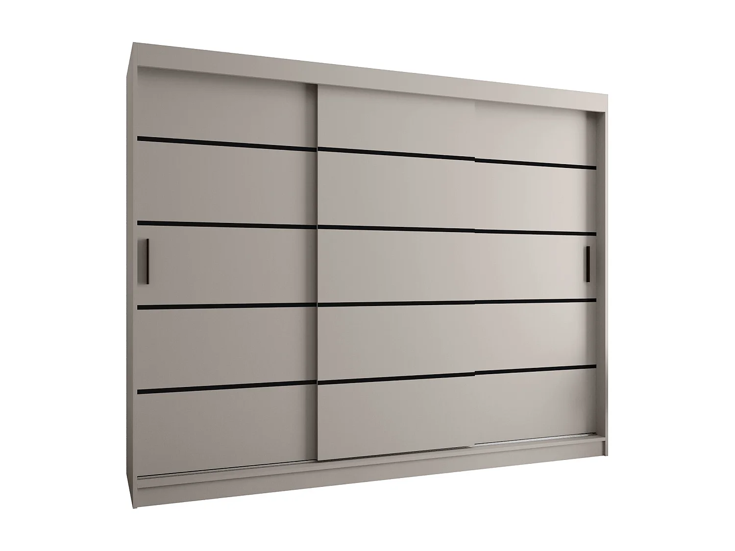 Armoire coulissante 3 portes Rubino V1 200/250/52 (Cachemire)