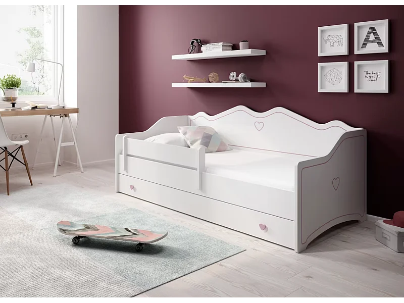 Letto Pinko (80x160)/Bianco