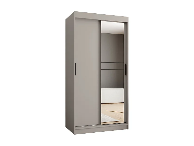 Armoire coulissante 2 portes Rubino T2 200/100/52 (Cachemire)
