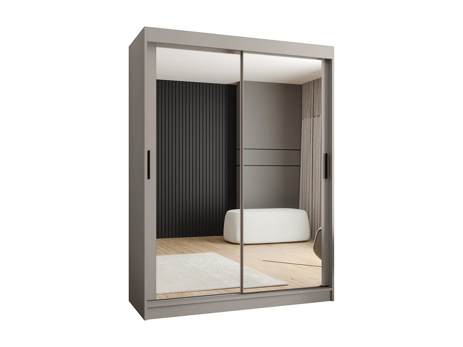 Armario corredero Rubino T3 200/150/52 (Cachemira) 2 puertas