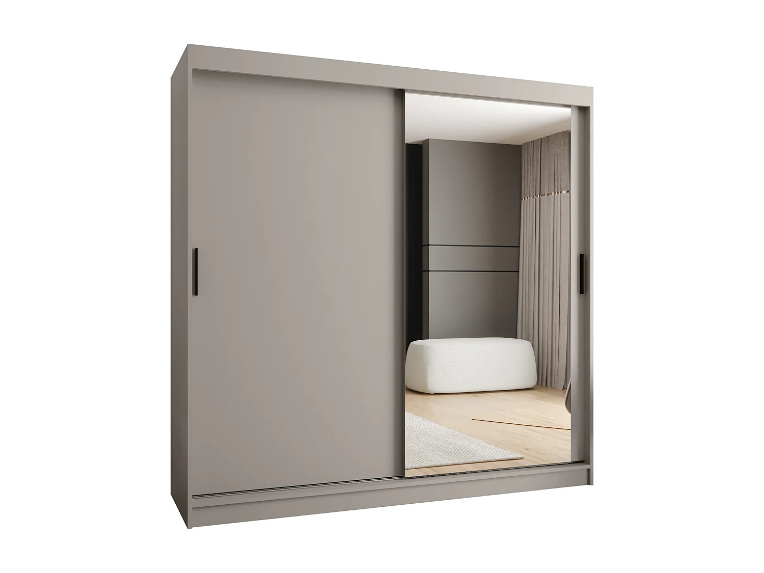 Armario corredero Rubino T2 200/200/52 (Cachemira) 2 puertas