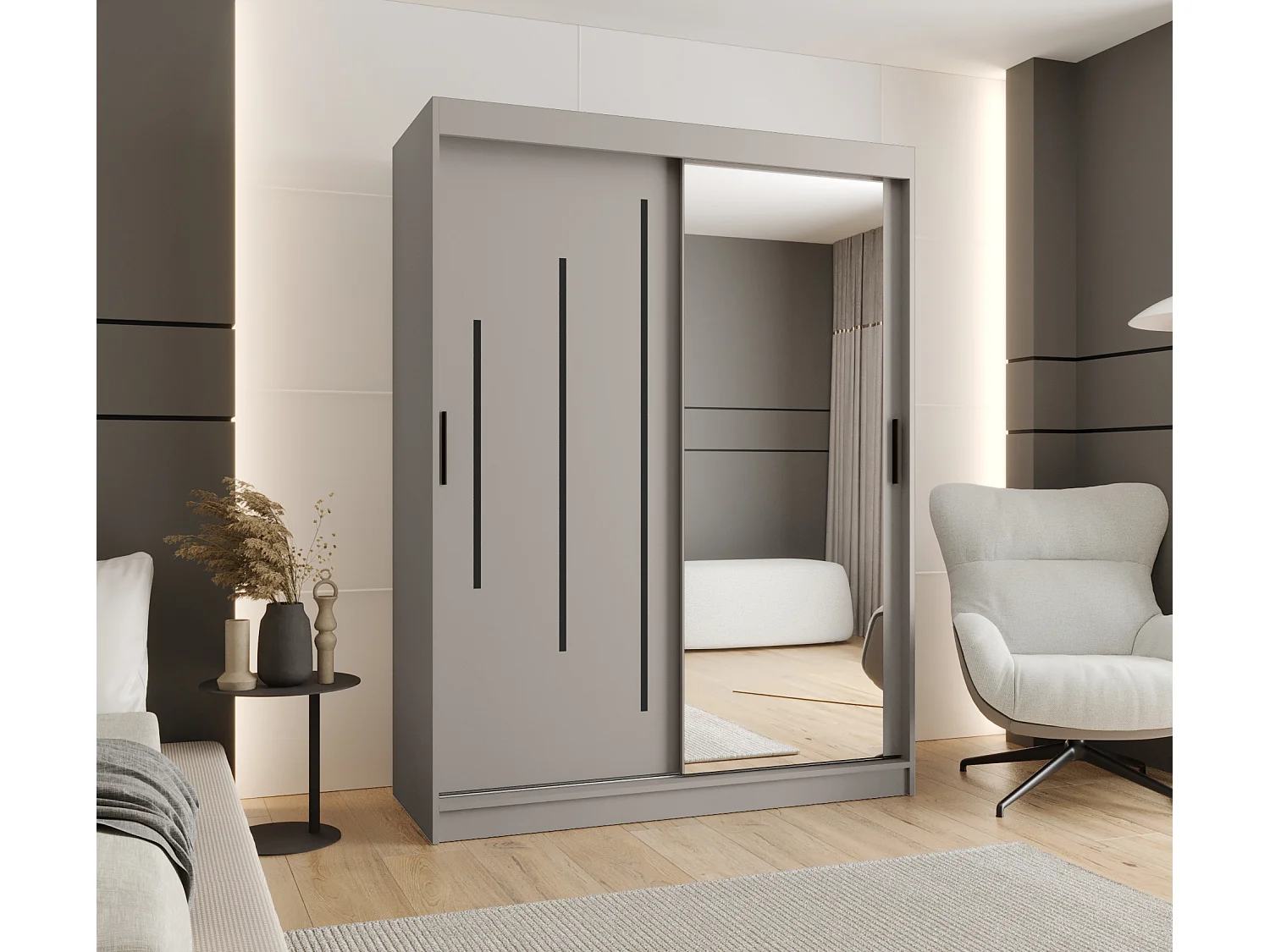 Schuifkast Rubino Y2 200/150/62 2-deurs (Kasjmier)