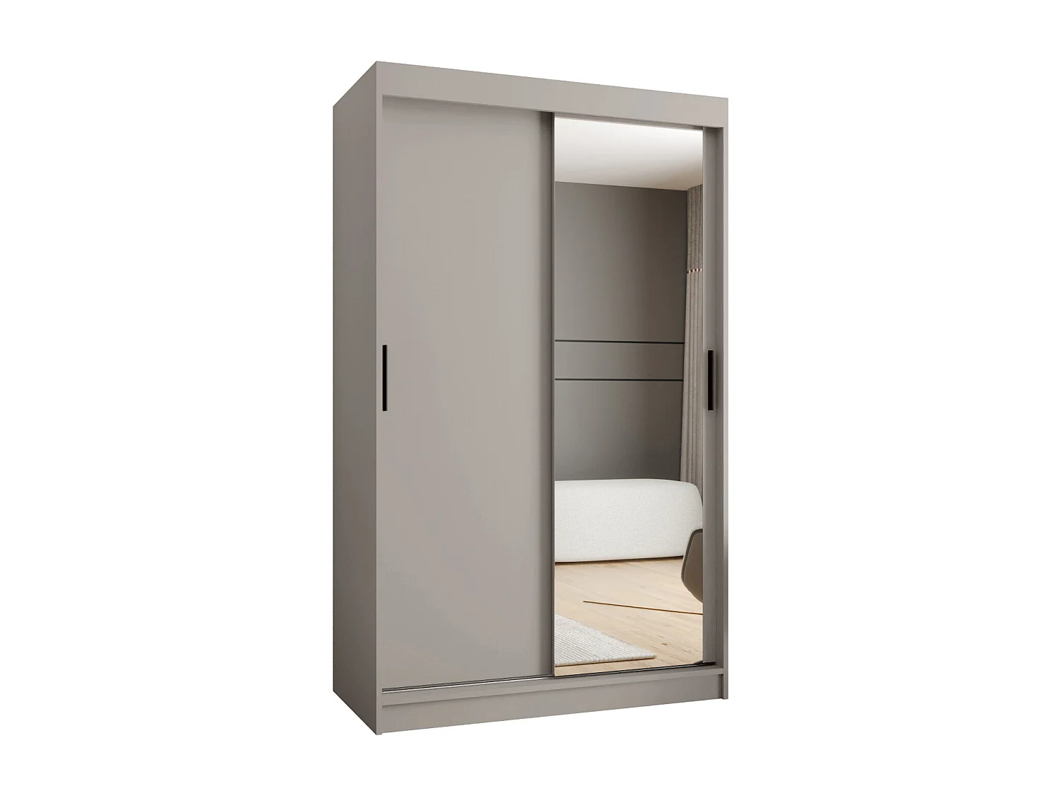 Schwebetürenschrank Rubino T2 200/120/62 2-türig (Kaschmir)