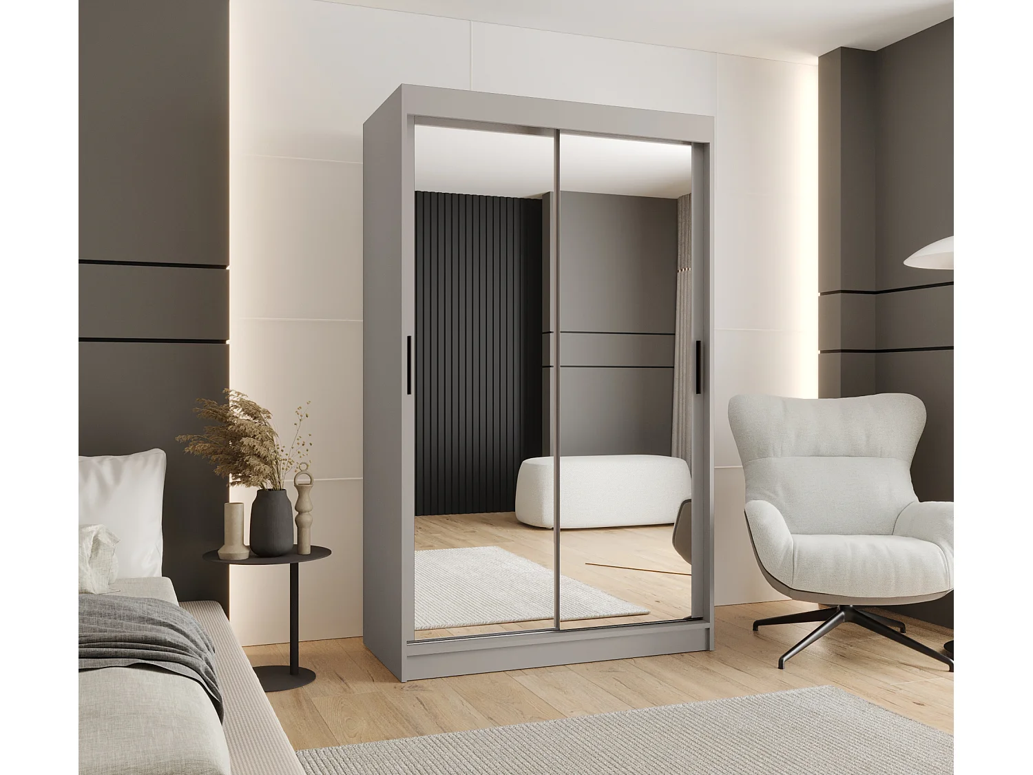 Schuifkast Rubino T3 200/120/62 2-deurs (Kasjmier)