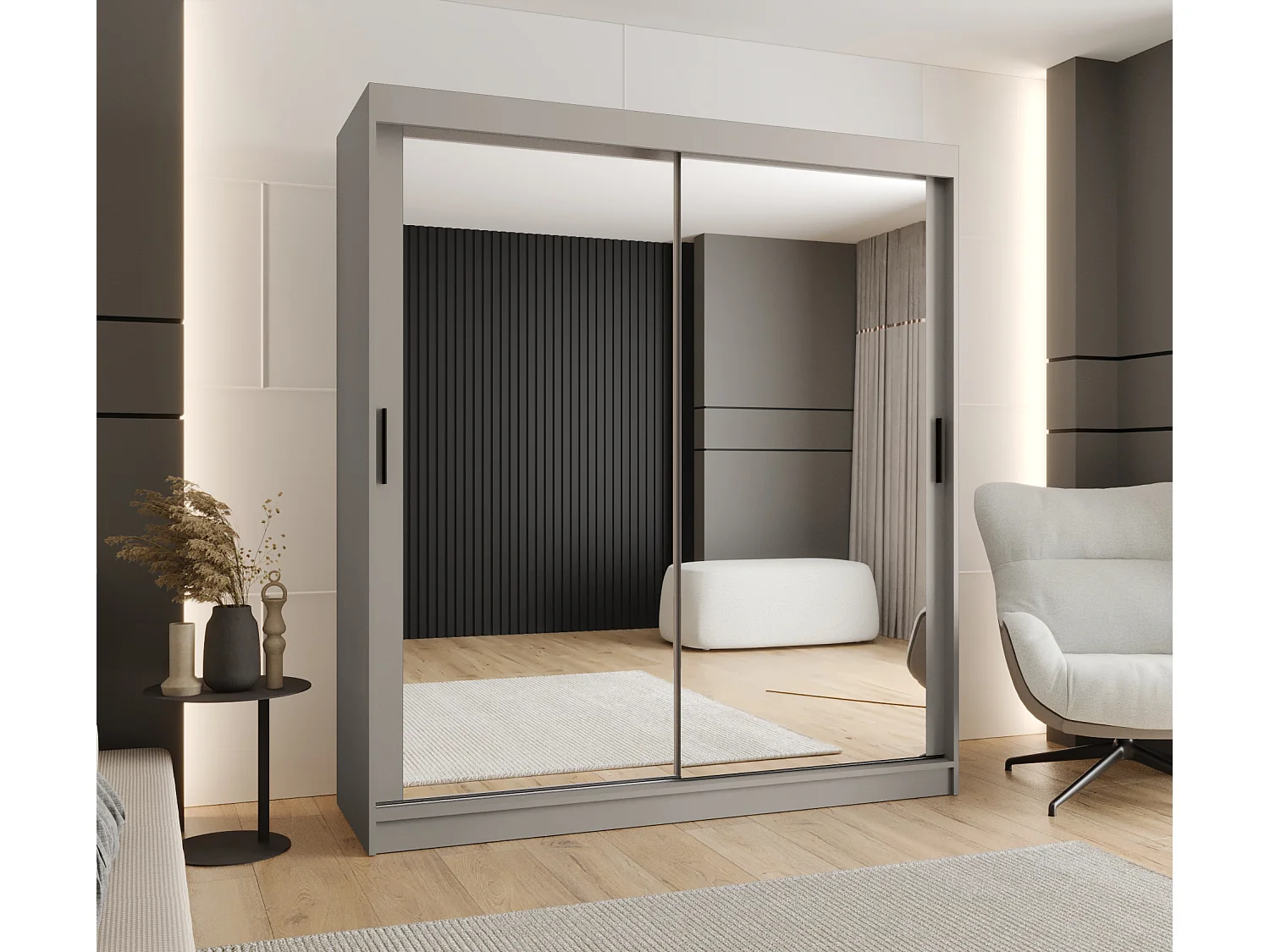 Schuifkast Rubino T3 200/180/62 2-deurs (Kasjmier)