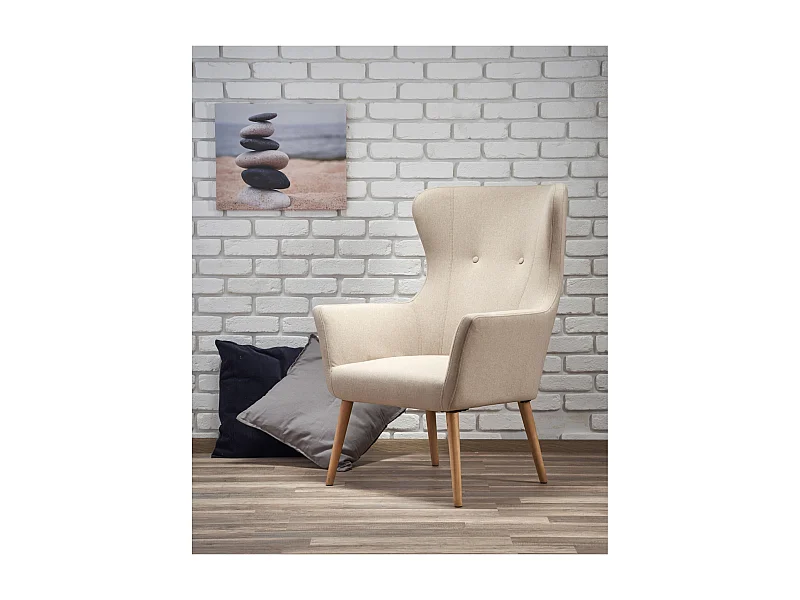 Poltrona Cotto/Tessuto/beige