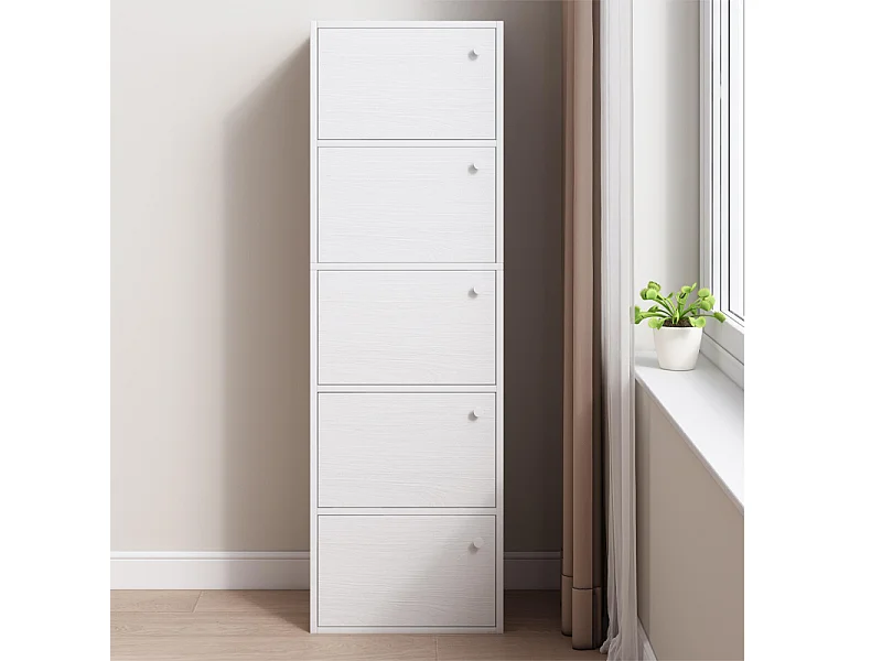 Nowoczesna komoda, duża, biała, styl skandynawski