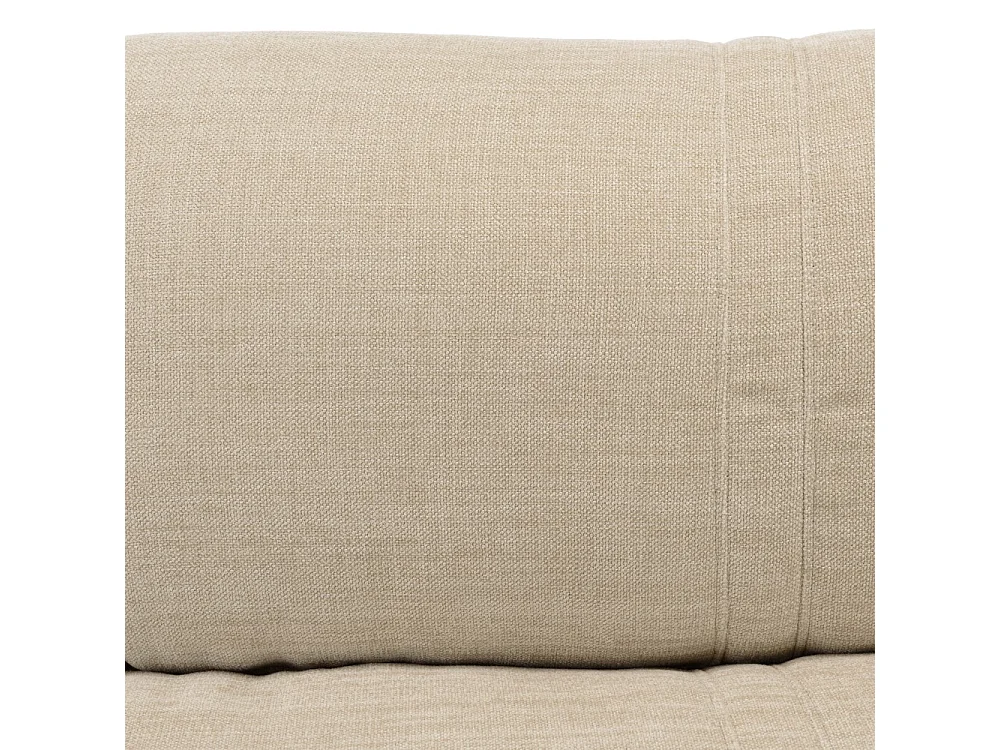 ANGELE - Chauffeuse convertible 2 places en tissu couleur beige