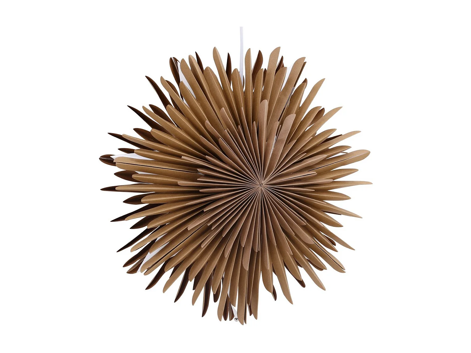 Lampe Suspension Design "Selen" 35cm Marron Clair