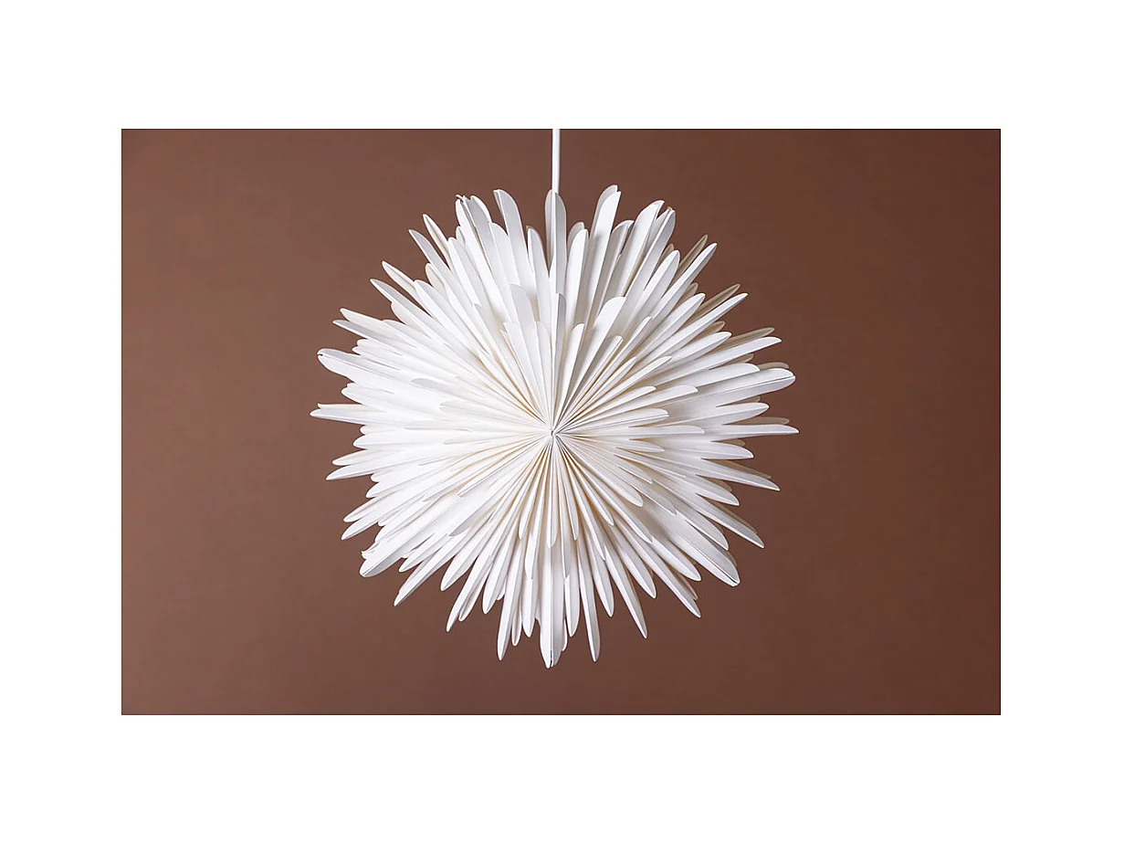 Lampe Suspension Design "Selen" 35cm Blanc