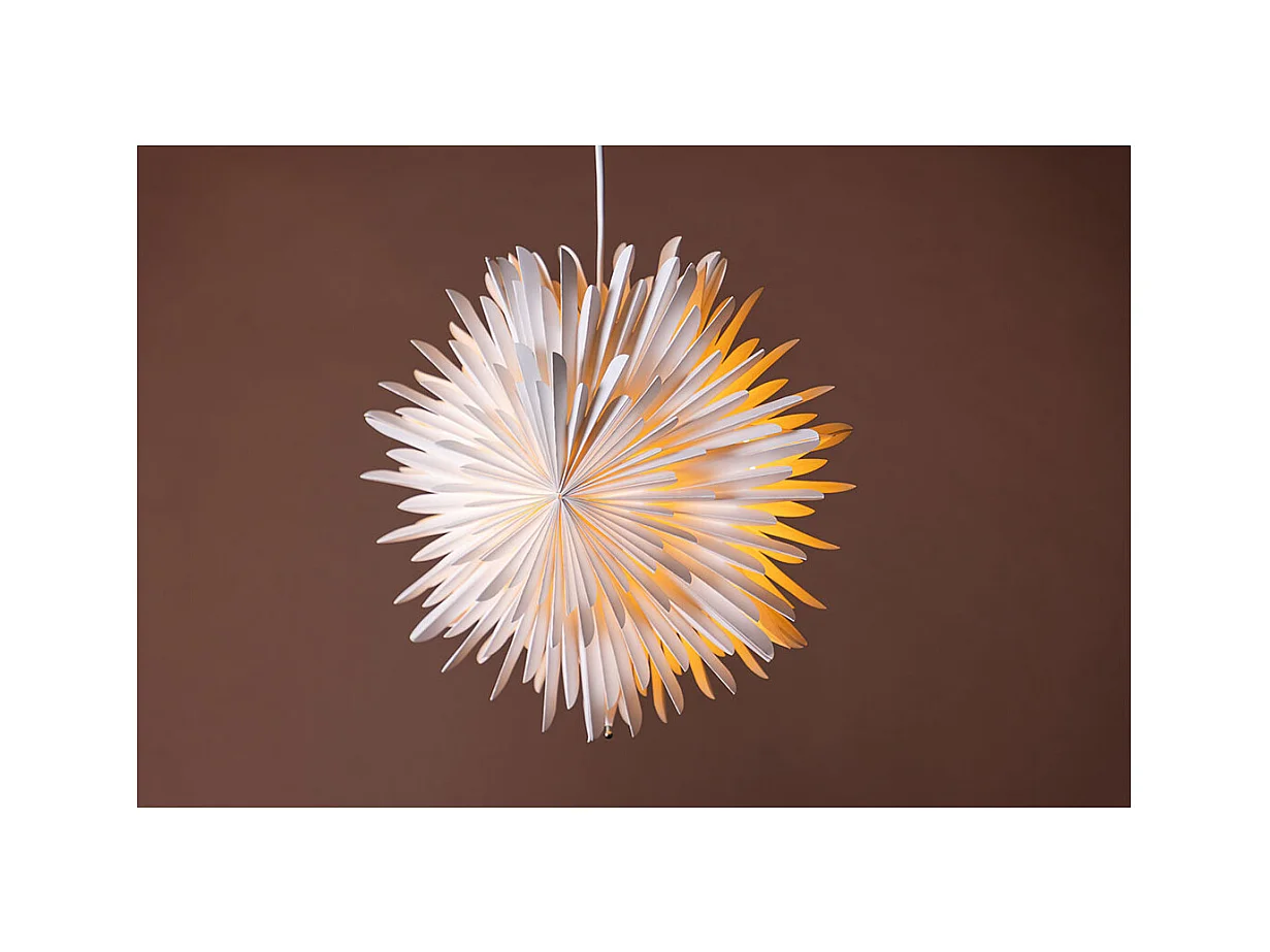 Lampe Suspension Design "Selen" 35cm Blanc