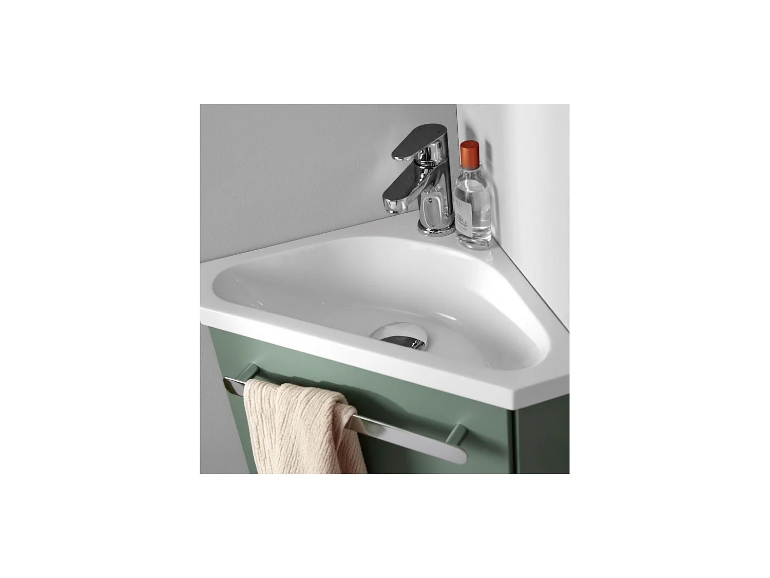 Meuble lave-mains d'angle SKINO