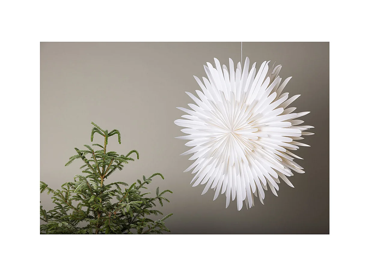 Lampe Suspension Design "Selen" 100cm Blanc