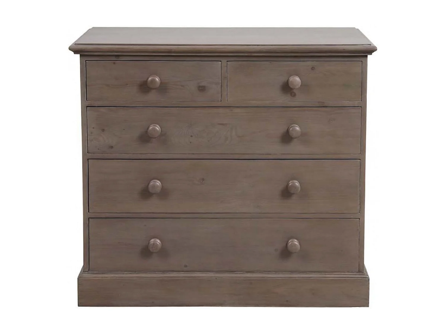 Commode 5 tiroirs Bois Marron - Natural Interior's