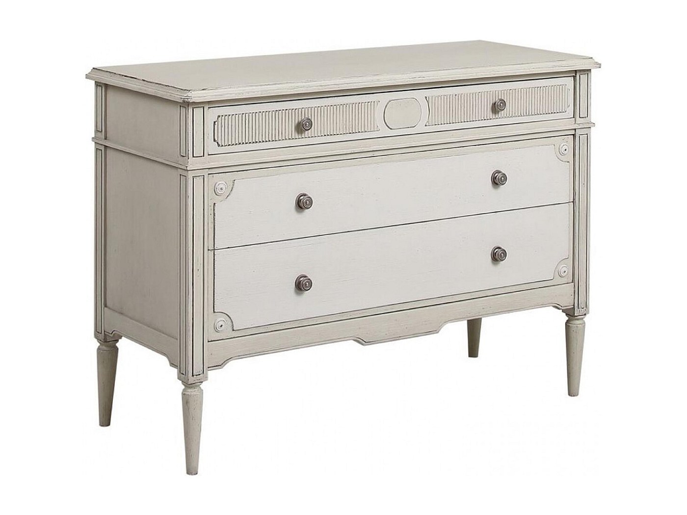 Commode Bois-MDF Blanc - Interior's